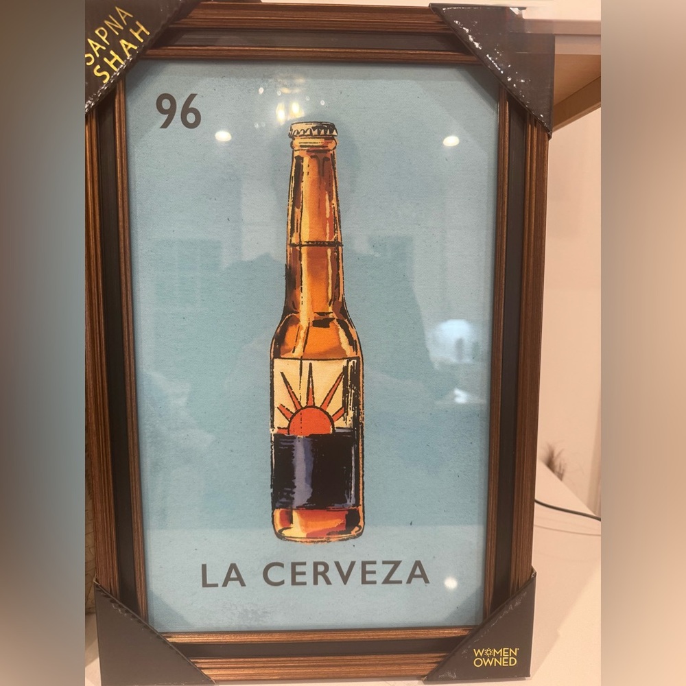 Sapna Shah Loteria La Cerveza Art Print - 12x18